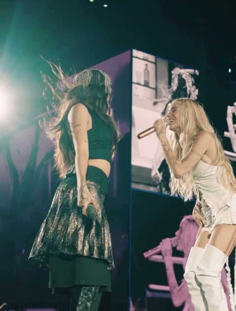 La cantante cerró la primera parte de su gira Futttura. La cantante cerró la primera parte de su gira Futttura.