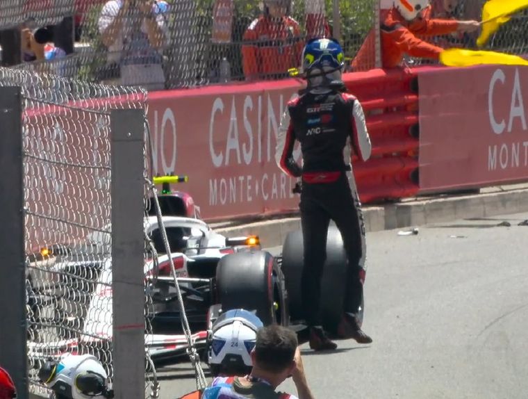 Oliver Bearman sufrió un duro accidente durante la última práctica.