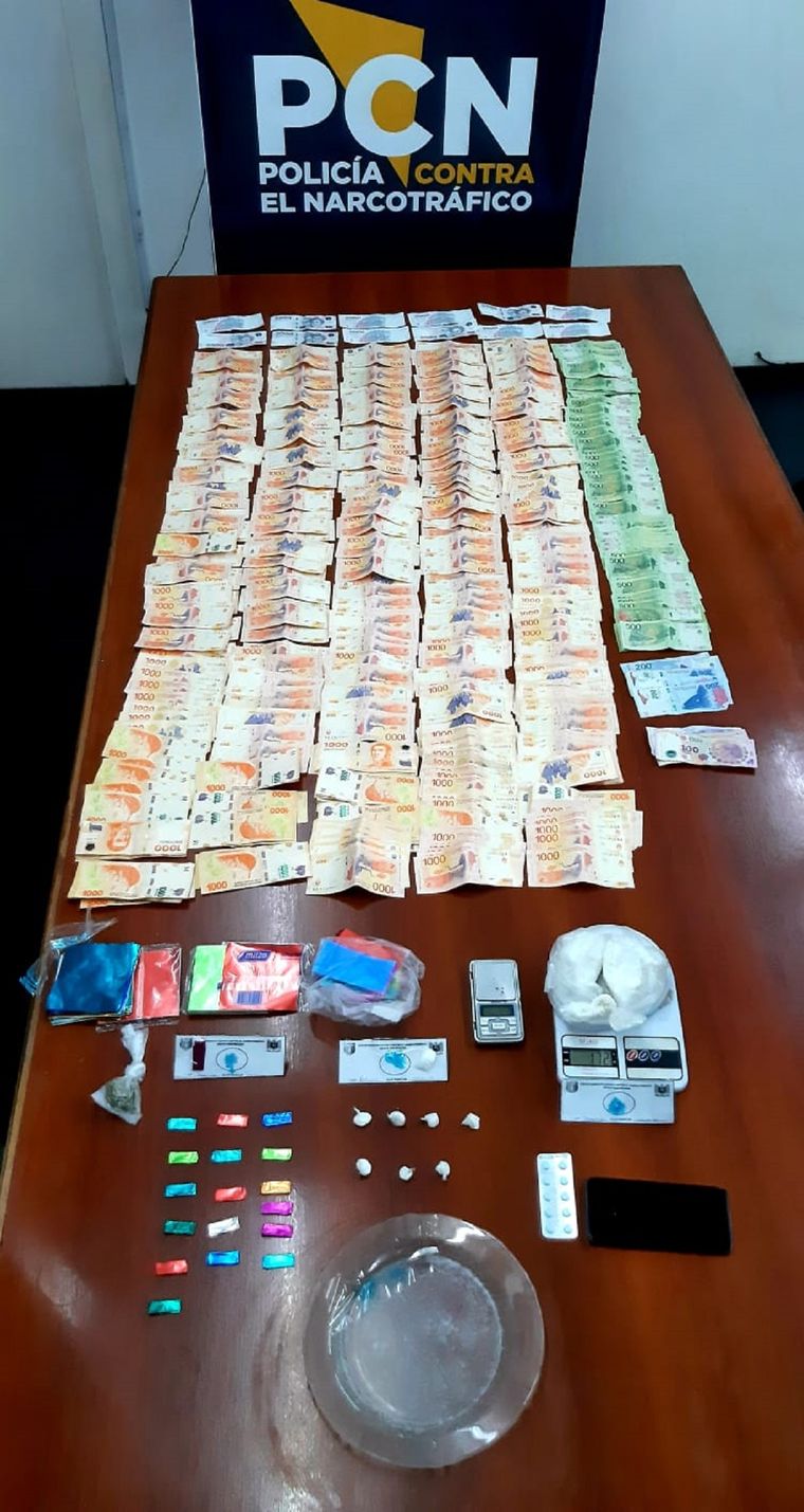 Secuestro de droga y dinero en Mendoza Foto: Gobierno de Mendoza