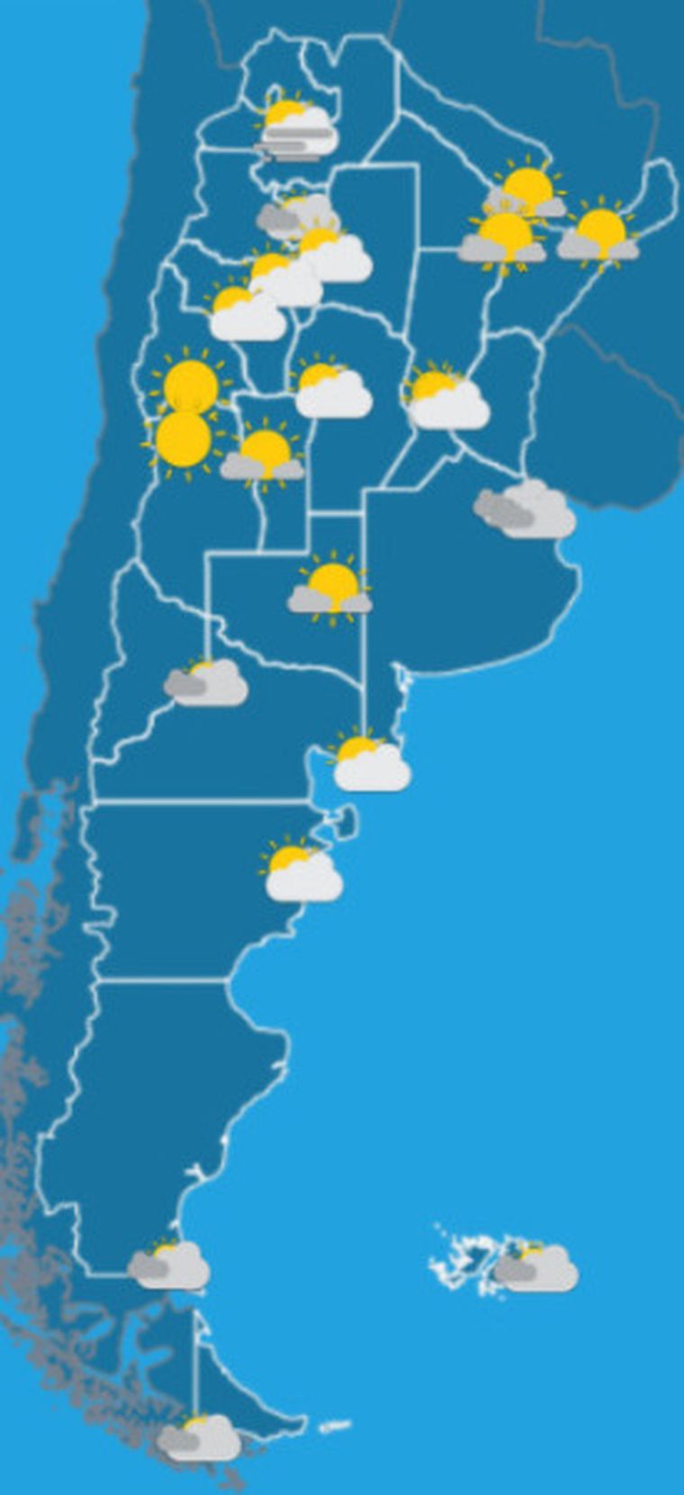 El SMN lanzó alertas para este domingo especial por el Día de la Niñez. El SMN lanzó alertas para este domingo especial por el Día de la Niñez.