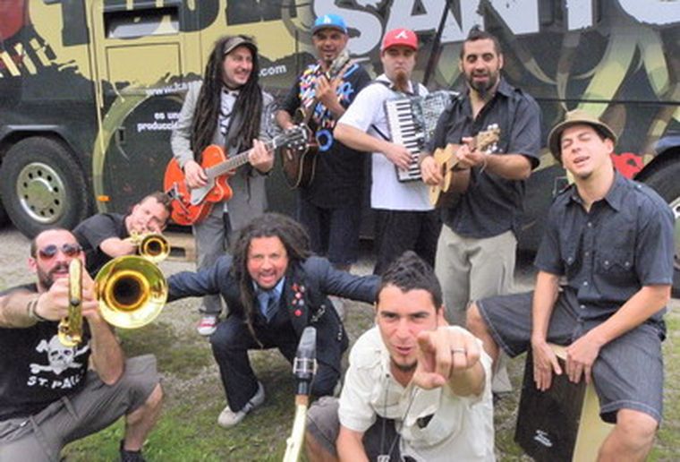 La banda mendocina en su 8º gira por Europa. Foto: Gentileza