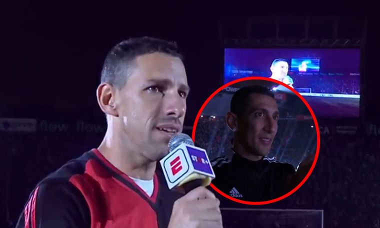 Maxi Rodríguez se emocionó al hablar del cariño a Ángel Di María.