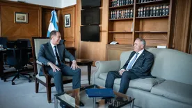 Diego Santilli se reunió con el peronista Osvaldo Jaldo para avanzar en las genociaciones de las reformas.