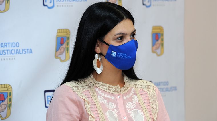 La intendenta de Santa Rosa, Florencia Destéfanis. Foto: ALF PONCE MERCADO / MDZ