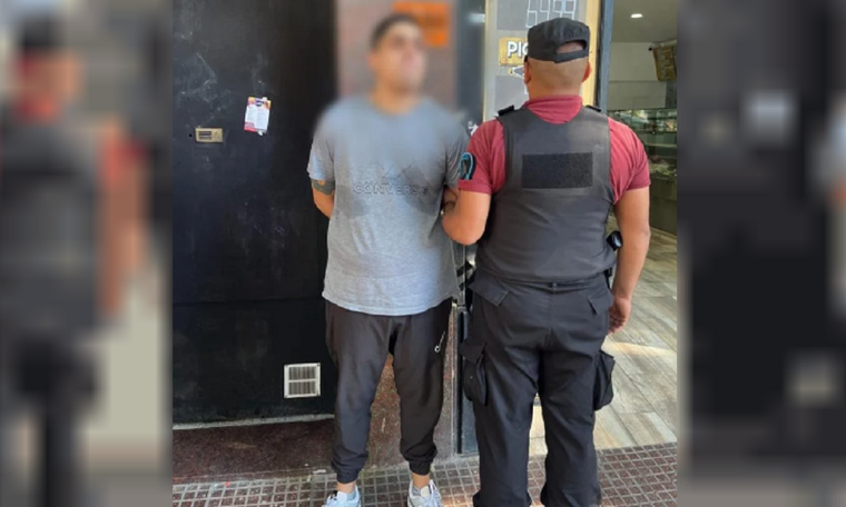 Uno de los presuntos estafadores. Foto: NA