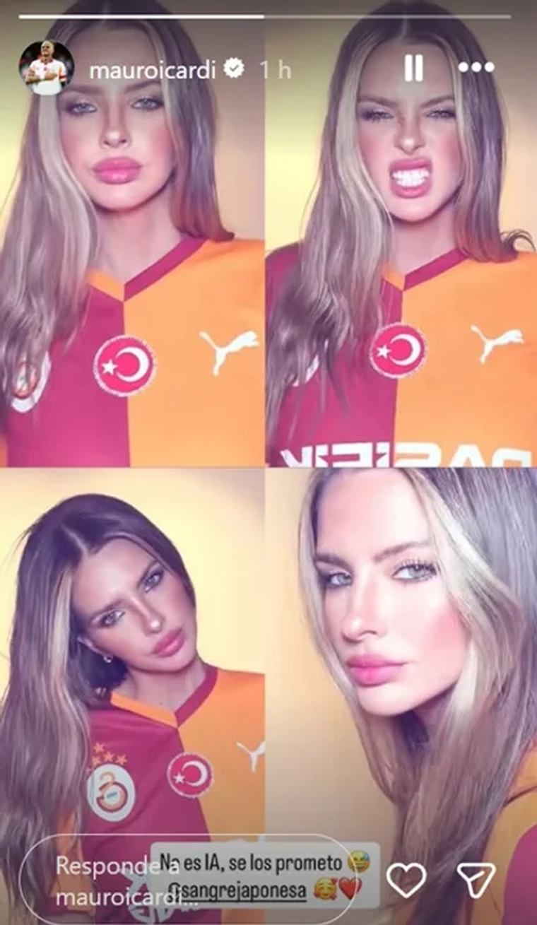 La publicación de Mauro Icardi en defensa de su novia. La publicación de Mauro Icardi en defensa de su novia.