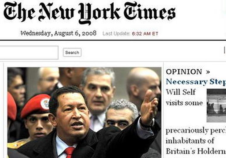 Chávez avanza con decretos. Foto: NYTimes