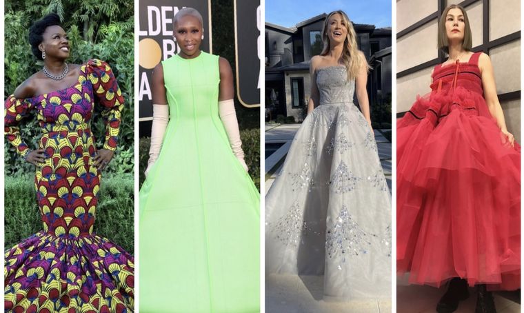 Una red carpet virtual en los Globos de Oro.