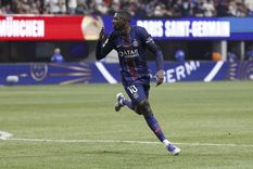 Ousmane Dembelé, autor del segundo gol que selló la victoria del PSG ante el Bayern Múnich en los cuartos de final