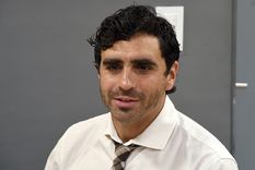 Natalio Mema en los estudios de MDZ Radio para hablar sobre las obras públicas financiadas con fondos del resarcimiento histórico.