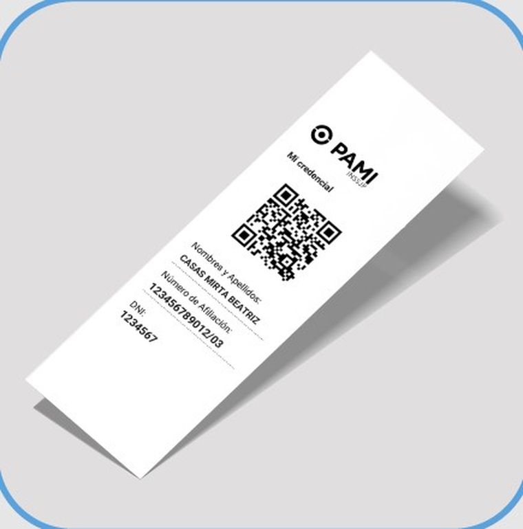 El ticket de credencial provisoria también es válido para realizar trámites. Foto: PAMI El ticket de credencial provisoria también es válido para realizar trámites. Foto: PAMI