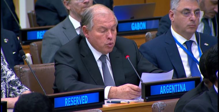 El canciller Gerardo Werthein reiteró el reclamo argentino por la soberanía de las Islas Malvinas. El canciller Gerardo Werthein reiteró el reclamo argentino por la soberanía de las Islas Malvinas.