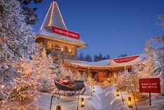 La casa de Papá Noel está disponible en Airbnb Foto: Samir Zarrouck