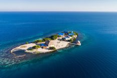 Ubicada en el mar Caribe, a 15 minutos de Belice.
