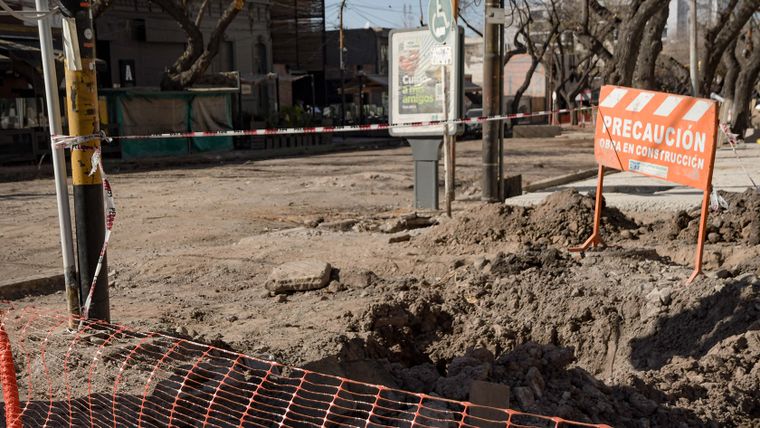 Las obras de calle Sarmiento están entrando en su etapa final y ya tienen fecha de reapertura.&nbsp;