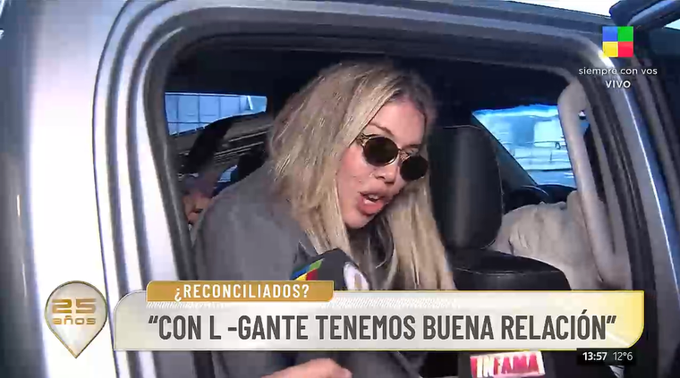 ¿Wanda Nara y L-Gante vuelven? Foto: captura de pantalla/ América TV. ¿Wanda Nara y L-Gante vuelven? Foto: captura de pantalla/ América TV. 