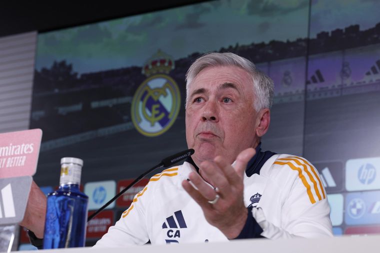 Carlo Ancelotti habló por primera vez tras haber sido anunciado DT de la selección de Brasil. Foto: EFE