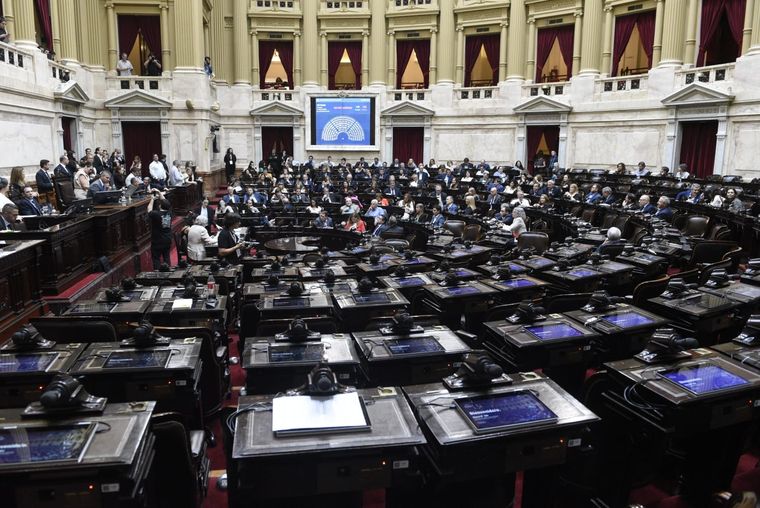 La segunda sesión también quedó sin quórum en Diputados. Foto: Prensa Diputados