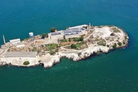 La cárcel está en una isla cerca del puente Golden Gate de San Francisco. Foto: GETTY IMAGES