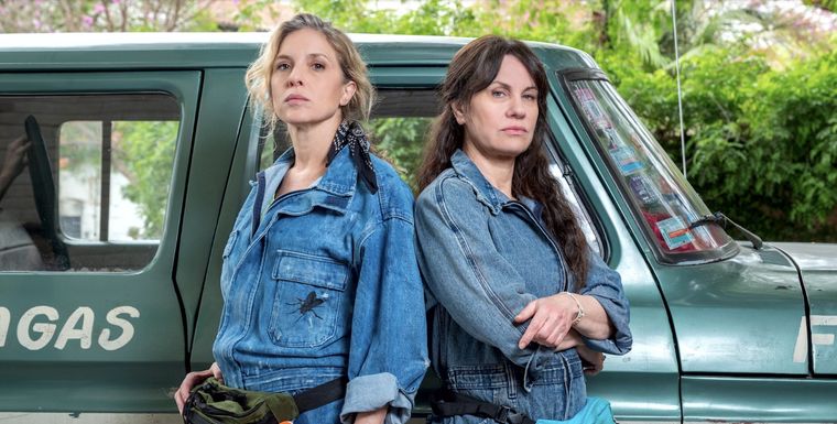 La miniserie de Netflix está protagonizada por Carla Peterson y Nancy Duplaá. Foto: Netflix