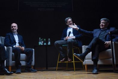 MDZol | Socios. Jorge Macri y Horacio Rodríguez Larreta en campaña Foto: Prensa Jorge Macri.