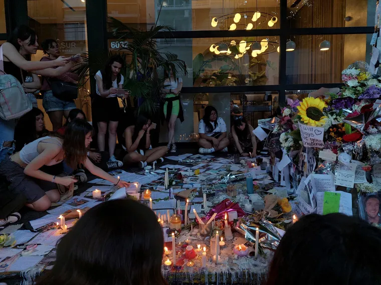 memorial de las fanáticas de Liam Payne
