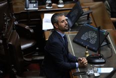 Martín Menem, el presidente de la Cámara de Diputados en el recinto del Congreso. Foto: Noticias Argentinas