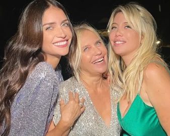 Nora Colosimo con sus hijas. Créditos: Archivo MDZ