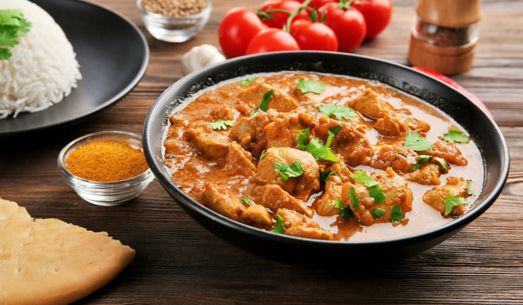 Pollo al curry: un festín de especias y sabores exóticos Foto: Shutterstock