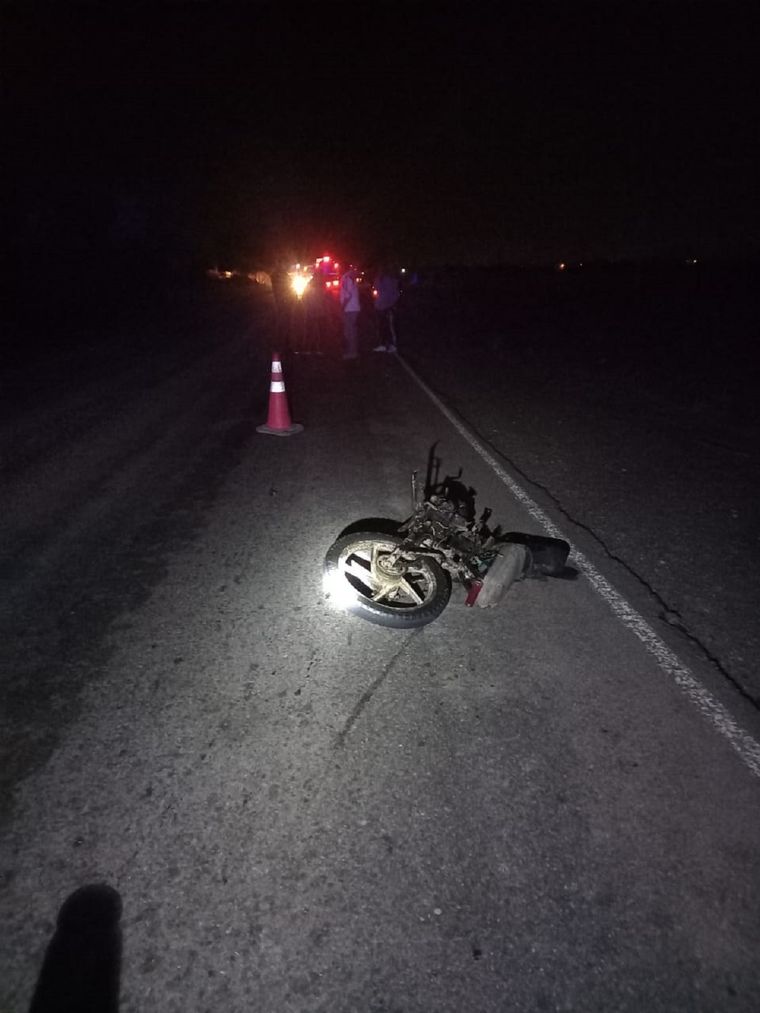 Un motociclista murió tras impactar de frente contra un camión en Lavalle Foto: Ministerio de Seguridad de Mendoza