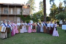 Las candidatas a Flor de la Tradición.