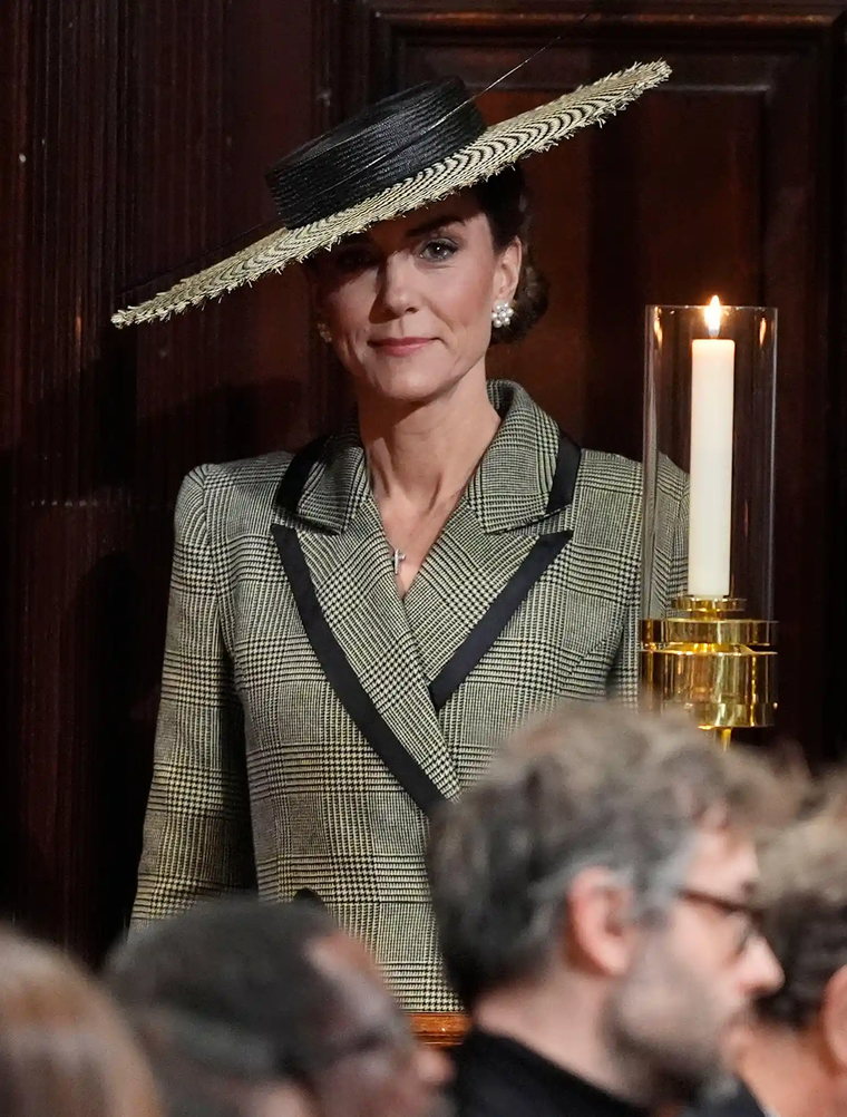 El estampado Príncipe de Gales en el homenaje de Kate Middleton.