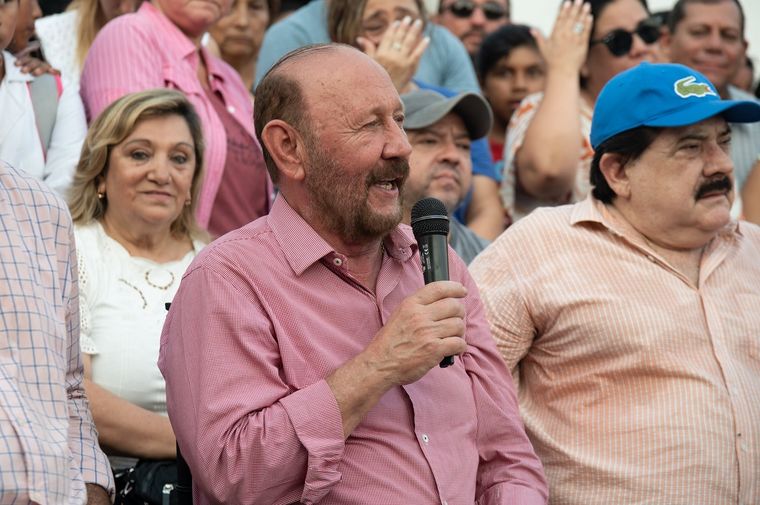 El gobernador de Formosa hizo referencia al fallo en un acto. Foto: Redes Gildo Insfrán