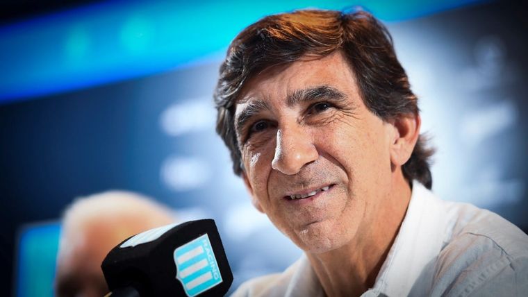 Gustavo Costas puso a Racing por encima de Boca y River con un justo razonamiento. Foto: Prensa Racing