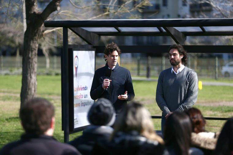 Martín Lousteau en campaña electoral. Foto: Twitter Lousteau
