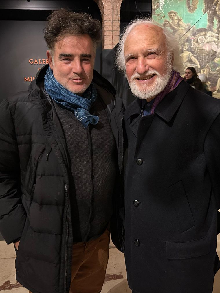 Marcello Mortarotti y Julio Ozán. Marcello Mortarotti y Julio Ozán.