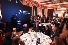 Milei expuso ante cientos de empresarios