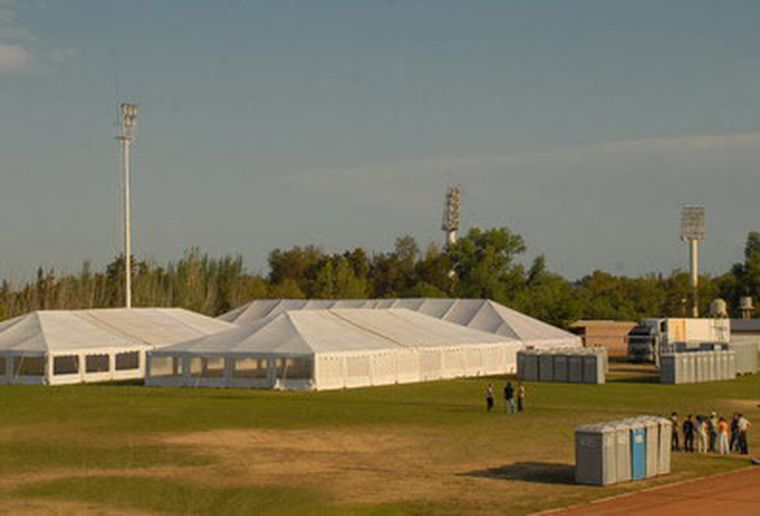 Los equipos comenzarán a llegar al campamento al mediodía del jueves. Foto: Pachy Reynoso / MDZ