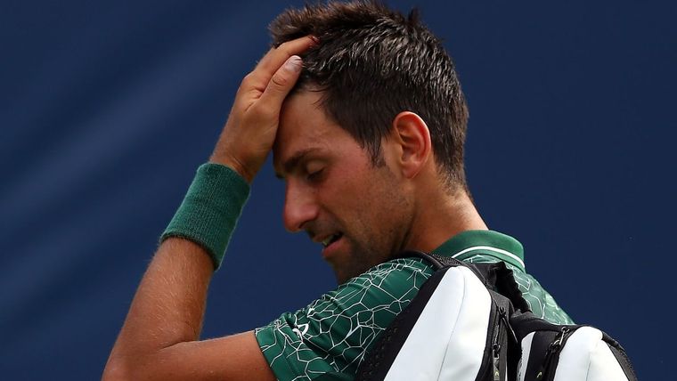 Mientras espera para saber su situación de cara al US Open, Djokovic recibió un revés desde Cincinnati.