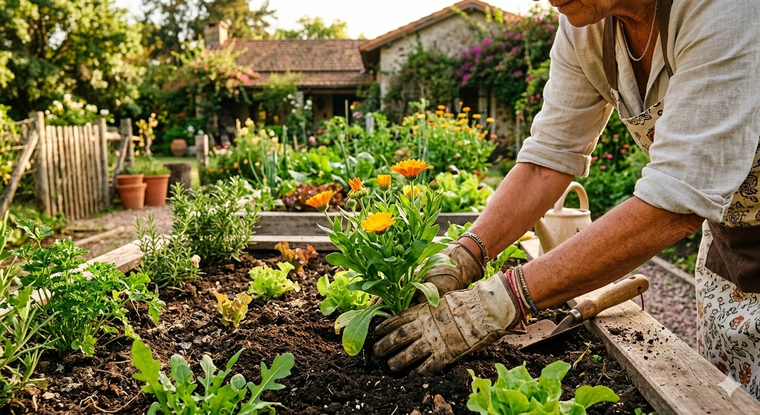 La caléndula es conocida por sus usos medicinales. Fuente. IA Gemini. La caléndula es conocida por sus usos medicinales. Fuente. IA Gemini.