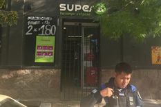 El supermercado de Chacras que sufrió el asalto este sábado a la madrugada El supermercado de Chacras que sufrió el asalto este sábado a la madrugada