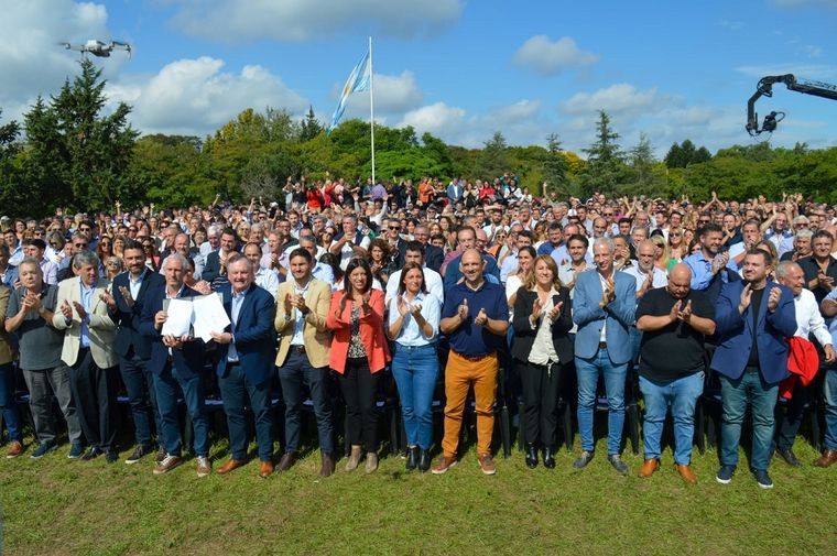 Lanzamiento oficial La oposición al peronismo se presentó en sociedad de cara a las elecciones. Foto: Prensa Cambiemos