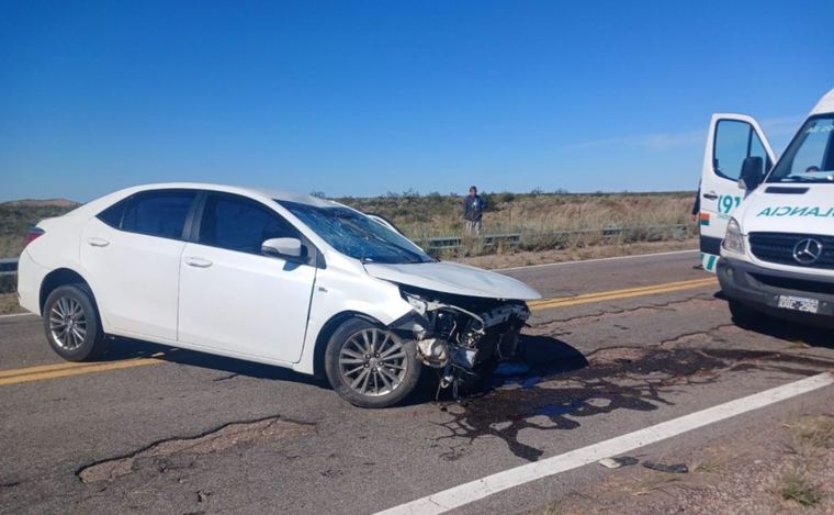 El conductor sufrió politraumatismos. Foto: Ministerio de Seguridad