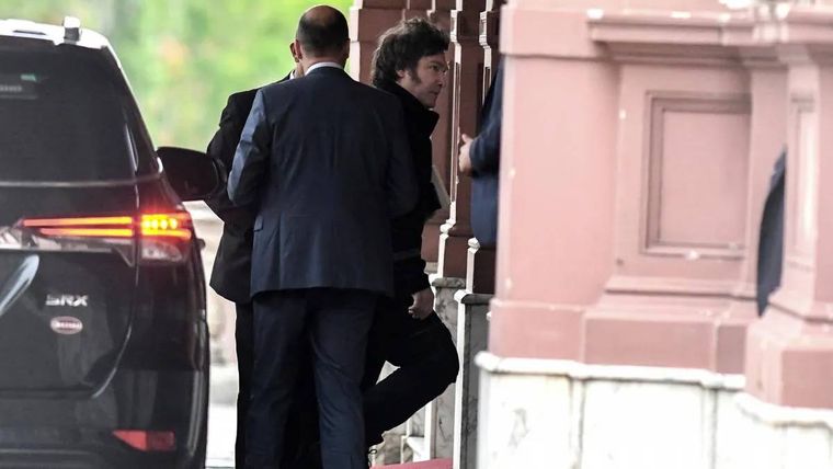 Javier Milei busca revertir lo sancionado en Diputados