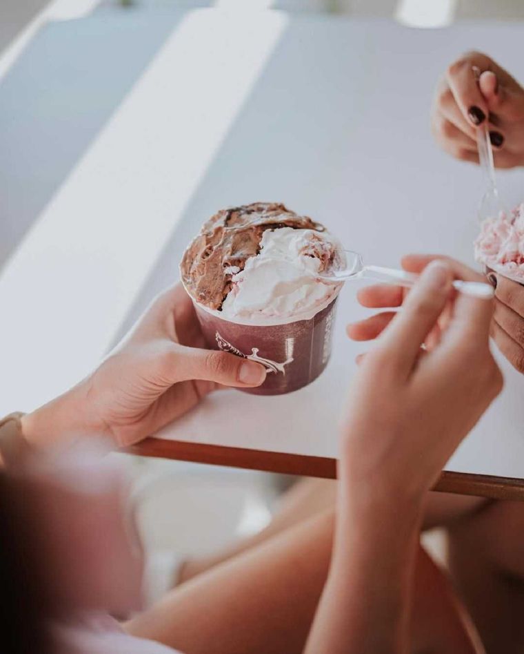 El concurso dejó como ganadora a una heladería de San Juan Foto: Instagram Portho Gelatto