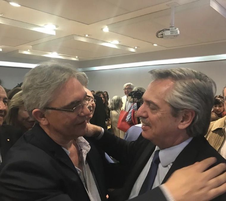 Remo Carlotto junto al Presidente Foto: Twitter Remo Carlotto