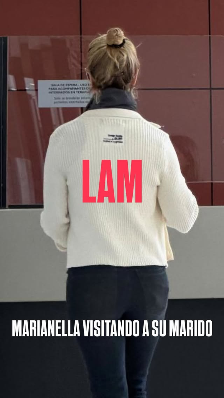 Marianela Mirra en el hospital. Créditos: Instagram Marianela Mirra en el hospital. Créditos: Instagram