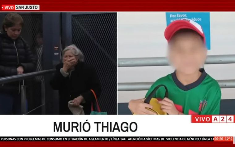 El grito desesperado de la abuela del corazón de Thiago: Nos van a matar a todos.