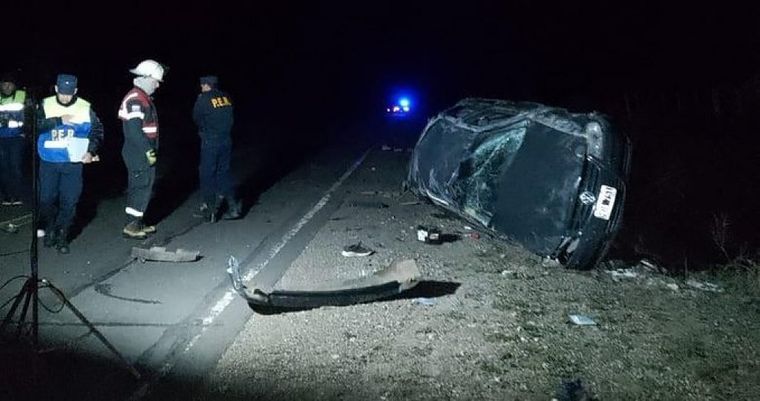 Así quedó el vehículo tras el accidente fatal