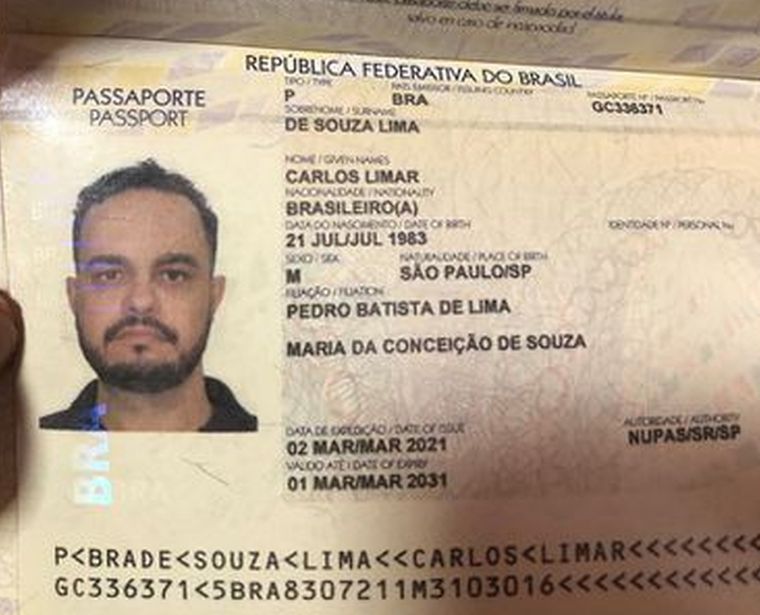 El pasaporte de la víctima fue hallado en durante un allanamiento